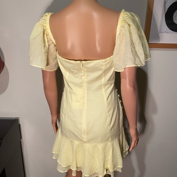 Josiln Frances Cotton dress in solar yellow BnWT size 12 - Picture 8 of 12